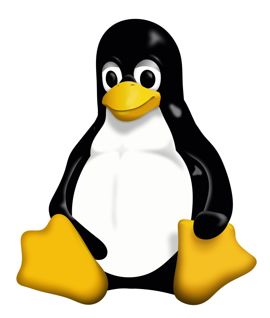 [**Tux**](https://pt.wikipedia.org/wiki/Tux), logo desenvolvido pelo programador [**Larry Ewing**](https://pt.wikipedia.org/wiki/Larry_Ewing) e idealizado por Linus Torvalds como mascote do projeto Linux.